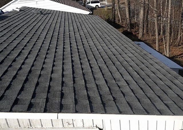 Architectural Shingles during a roof replacement
